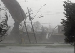 Ураган обрушился на Кызылординскую область
