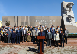 В Астане состоялось открытие монумента сотрудникам МВД