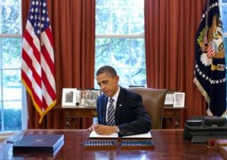 Барак Обама написал письмо Нурсултану Назарбаеву