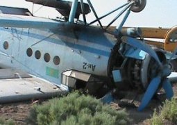В Кызылординской области потерпел крушение самолет Ан-2