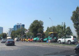 В Алматы проспект Аль-Фараби готовят к международным велогонкам