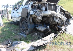 В Алматы в ДТП пострадали шесть машин