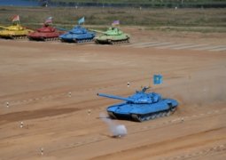 Казахстанцы завоевали «серебро» на соревнованиях по танковому биатлону в России