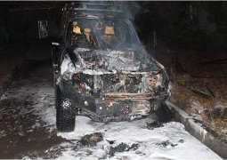 У алматинца в одну ночь горели обе машины