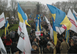Тысячи сторонников евроинтеграции вышли на митинг в Киеве