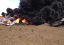 Названа сумма ущерба, нанесенного в результате столкновения бензовоза с поездом близ Актау
