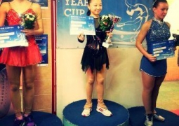 Юная казахстанка стала победительницей международного турнира по фигурному катанию