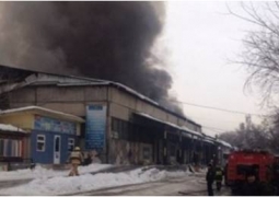 Пожар на складах в Алматы ликвидирован