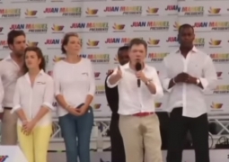Президент Колумбии описался, выступая с предвыборной речью (ВИДЕО)