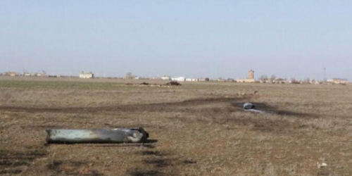 Российская ракета упала в 300 метрах от поселка в ЗКО