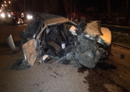 Машину разорвало на части близ Каскелена, погиб один человек, еще трое в тяжелом состоянии