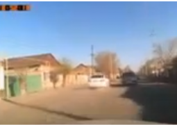 Погоня финпола за «полицейским-взяточником» по встречке в Кызылорде  (ВИДЕО)