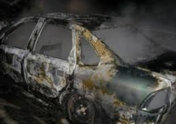 9 машин сгорело при пожаре на СТО в Усть-Каменогорске