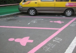 Широкие парковки специально для автоледи появились в Южной Корее