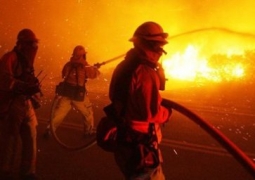 Крупный пожар произошел на алматинском рынке