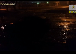 В Караганде такси ушло под воду вместе с пассажирами (ВИДЕО)