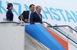Нурсултан Назарбаев прибыл в Туркменистан