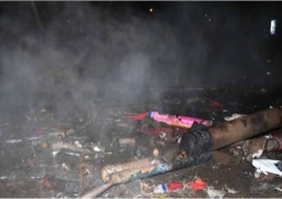 Незапланированный салют в результате пожара в палатке с пиротехникой отгремел в Алматы