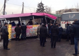 7 человек пострадали в ДТП с участием автобуса в Алматы