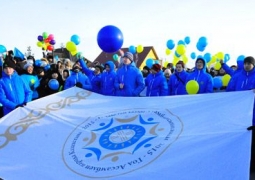 Более 800 акмолинцев приняли участие в акции «Старт Года Ассамблеи народа Казахстана»