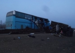 10 человек погибли в ДТП с участием междугороднего автобуса в Жамбылской области