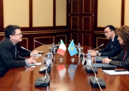 Дарига Назарбаева встретилась с Послом Италии в Казахстане Стефаном Раваньяном