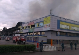 Потушен крупный пожар в торговом центре «Адем» в Алматы