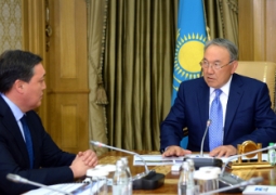 Глава КТЖ доложил Нурсултану Назарбаеву о ходе строительства новых магистралей в рамках "Нурлы жол"