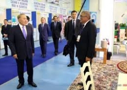 Нурсултан Назарбаев посетил выставку «Сделано в Казахстане»