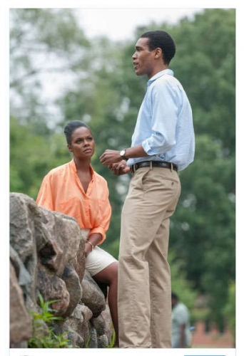 В Сети появились фото со съемок мелодрамы про Барака и Мишель Обаму
