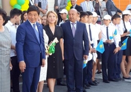 Бауыржан Байбек принял участие в открытии Назарбаев Интеллектуальной школы для одаренных в Алматы