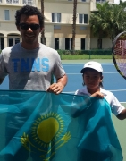 8-летний теннисист из Аральска выиграл чемпионат во Флориде