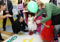 Каракат Абильдина провела обряд «Т&#1201;сау кесер» детям с ДЦП, успешно прошедшим лечение