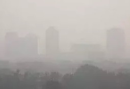 Близ Атырау горят камышовые заросли, город заволокло дымом