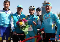 Адильбек Джаксыбеков принял участие в соревновании «Астана-дуатлон 2015»