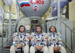 Корабль «Союз» с Айдыном Аимбетовым на борту успешно состыковался с МКС (ВИДЕО)