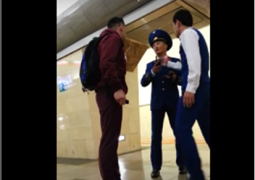 Скандал в алматинском метро возник из-за неработающего эскалатора (ВИДЕО)