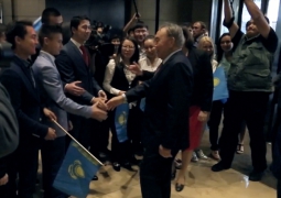 Нурсултан Назарбаев встретился с сыном Батырхана Шукенова в Нью-Йорке