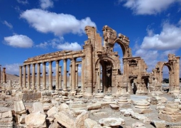 Античная Триумфальная арка II века н.э. в Пальмире уничтожена боевиками ИГИЛа