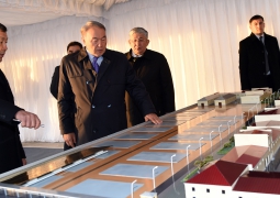 Нурсултан Назарбаев посетил агроиндустриальный комплекс «Жан-Арай» в Кызылординской области