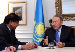 Нурсултан Назарбаев поблагодарил Лакшми Миттала за создание условий для инвесторов