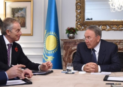 Нурсултан Назарбаев и Тони Блэр обсудили ход реализации Плана нации "100 конкретных шагов"