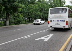 Еще на 40 улицах Алматы появятся специальные автобусные полосы 