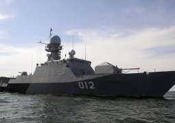 Российские корабли вышли в Каспийское море на учения