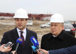 Завершается строительство складов кызылординского стекольного завода