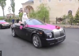 Кортеж из десятков машин на свадьбе племянника Рамзана Кадырова (ВИДЕО)