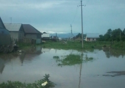 Из-за дождей в Алматинской области затопило село Ушконыр