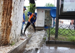 127 домов подтоплены в Алматы после вчерашнего ливня, - ДЧС 