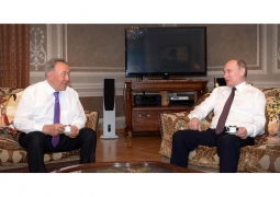 Нурсултан Назарбаев встретился с Владимиром Путиным в Санкт-Петербурге 