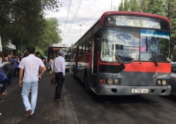 Два пассажирских автобуса столкнулись в Алматы